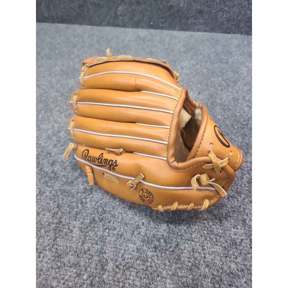 Rawlings RBG155 Brown Baseball Glove 9in For Right Hand